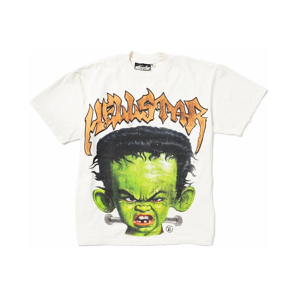 Hellstar‎ Frankenstein Halloween 23 T-Shirt White Large New With Tags